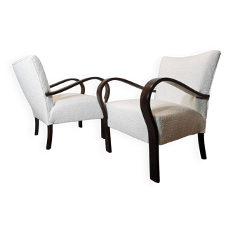 Art Deco Lounge Chairs, Set of 2