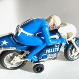 Motorcycle metal toy by Joustra, vintage France