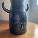 Freres Cloutiers bull vase
