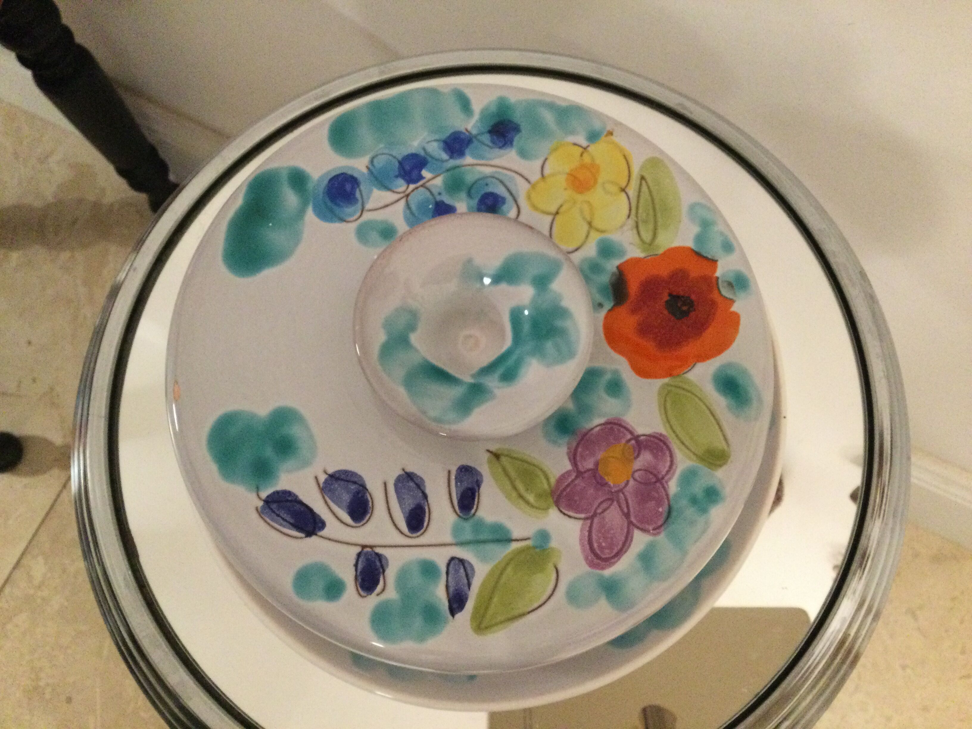 Cheese dish and bell