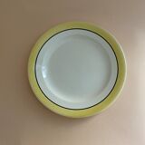 Assiettes Salins jaune noir