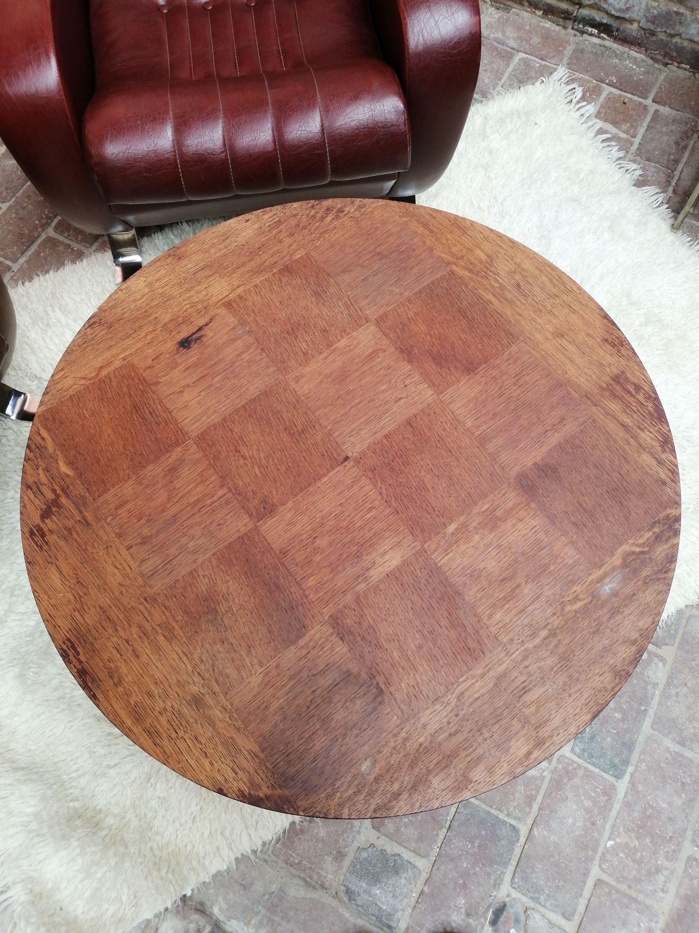 Vintage art deco style gueridon table