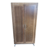 Vintage double oak cloakroom