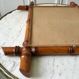 Wooden barber mirror Bamboo style 20-30s