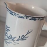 Pot à lait ancien Digoin Sarreguemine modèle Carmen terre de fer