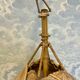 Mid-century modern Uchiwa style bamboo suspension