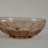Small vintage pink salad bowl