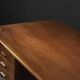 Mid-Century Danish Scandinavian Modern Teak Bilateral Desk with Drawers, 1960s