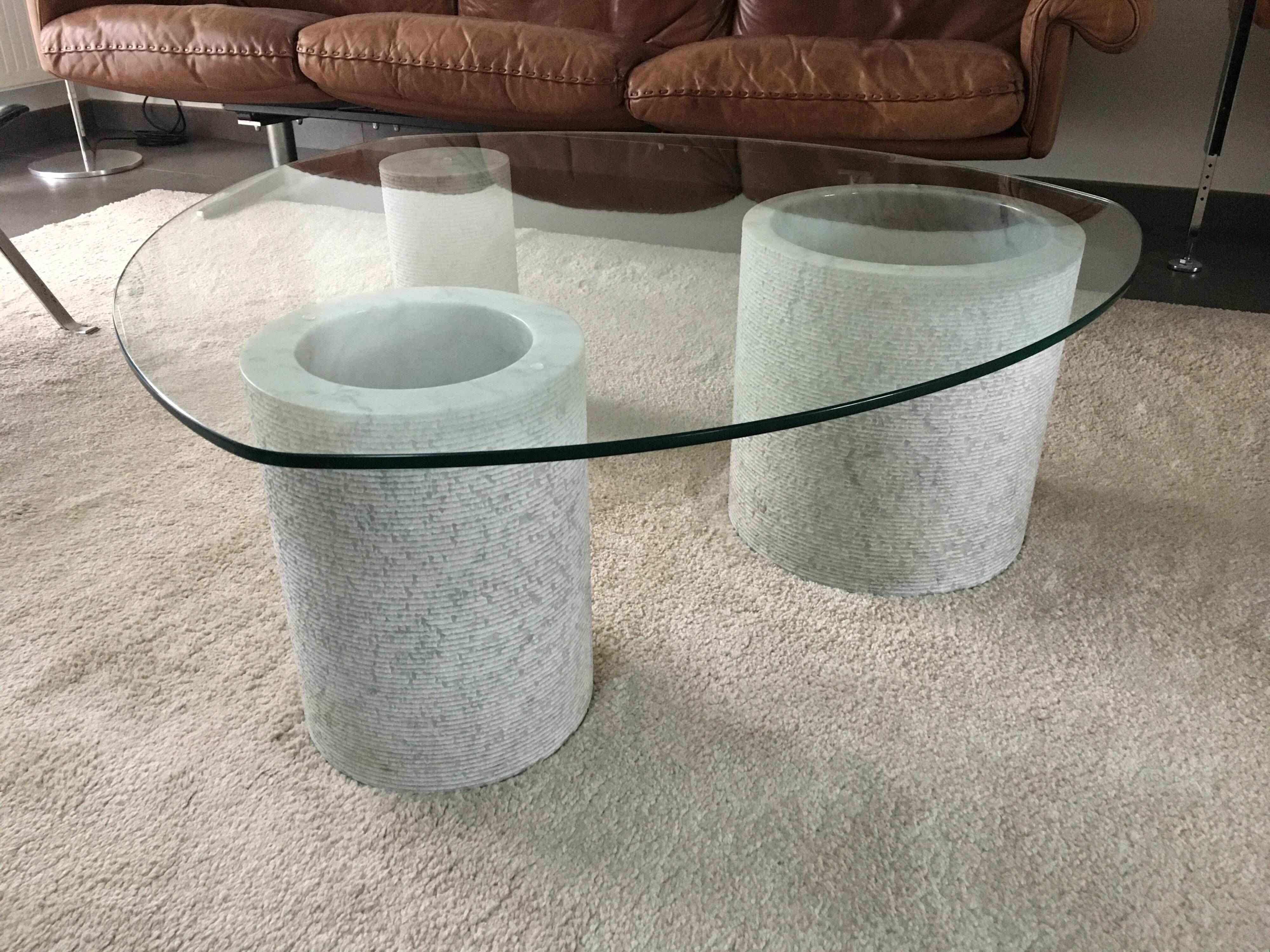 Giulio lazzotti coffee table Casigliani Italy year 80