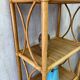 Vintage rattan floor