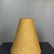 Midcentury French brutalist rope table lamp in the style of Audoux & Minet
