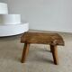 Stool in blond teak