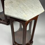Ensemble de 2 vitrines italiennes du 19e siècle