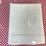 Art Deco canvas sheet , marked AD
