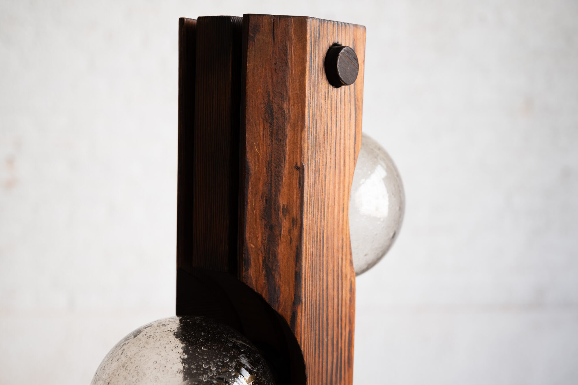 Brutalist floor lamp by Temde Leuchten