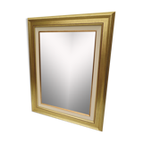 Rectangular mirror, gilded wood tower