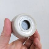 Egg cup, salt and pepper shaker duo