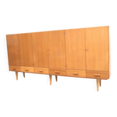 XXL vintage highboard / tall sideboard from the 1970s