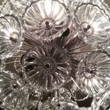 Chandelier Sputnik Dandelion mid-century glass 1970 s