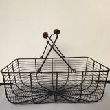 Vintage metal basket