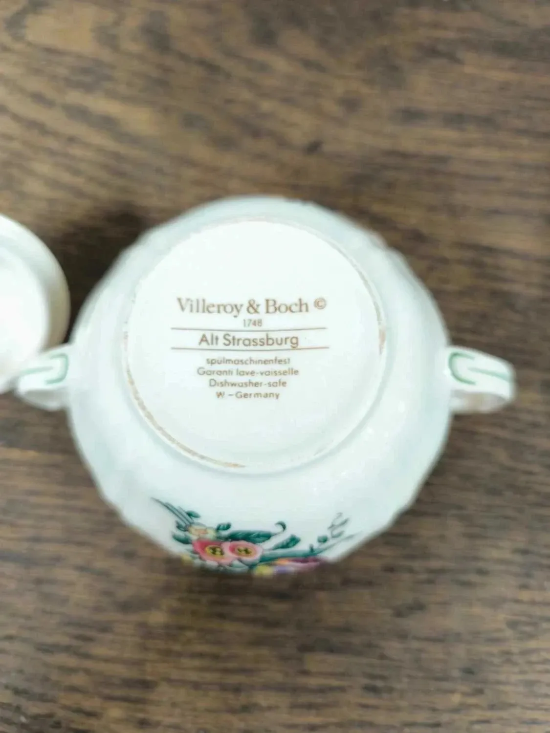Sugar bowl Villeroy & Boch Alt Strassburg