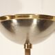 Chromium post-modernist lamppost - brass 1970s