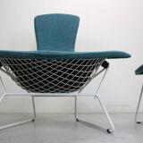 Harry Bertoia for Knoll International Bird Chair and Ottoman