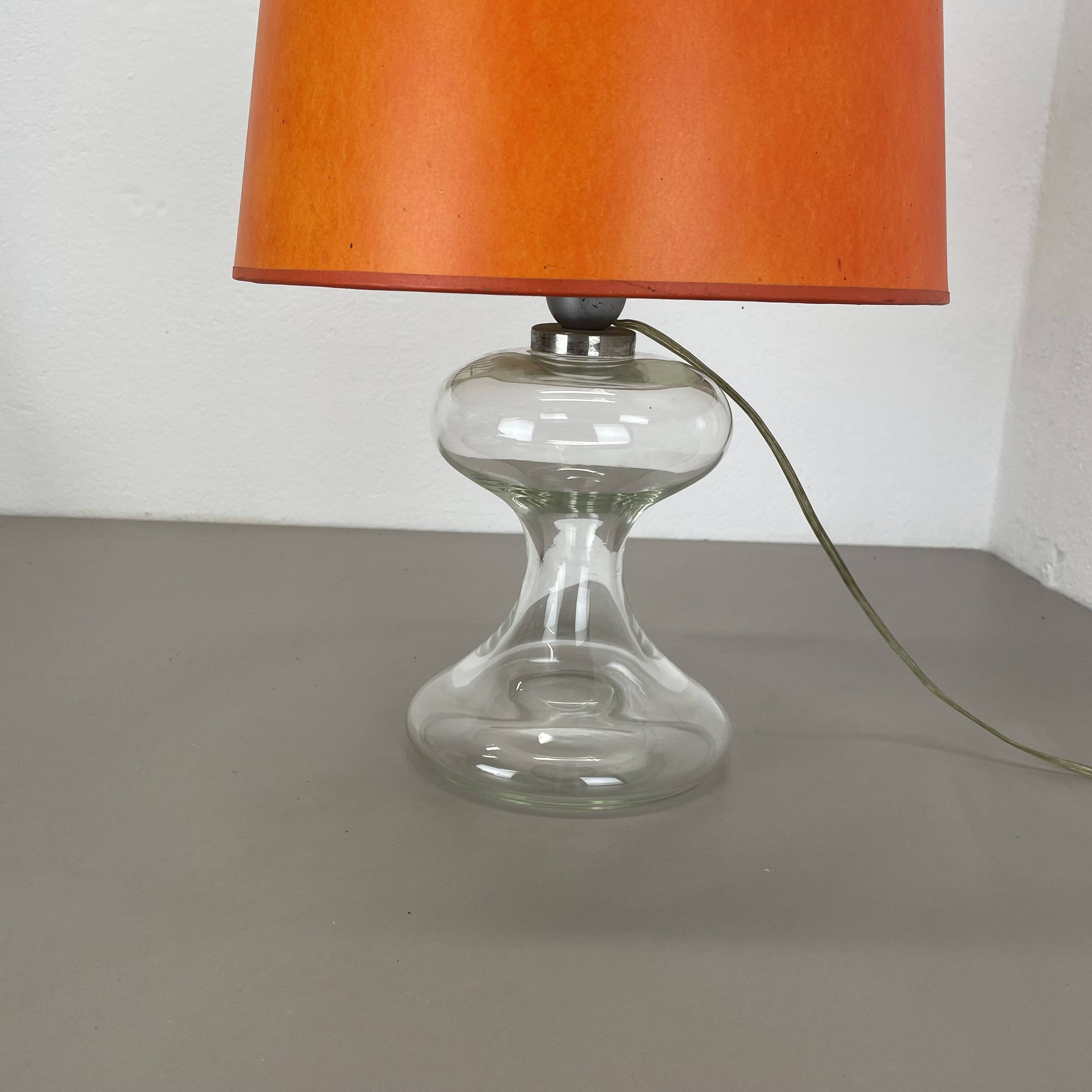 Modern Design M Lucid Glass Table Lamp Base ML 1 by Ingo Maurer, Germany, 1960s