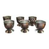 Stainless steel eggcups