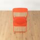 Timeless TED folding chairs by Niels Gammelgaard for IKEA from the 1970s in red (set of 4)