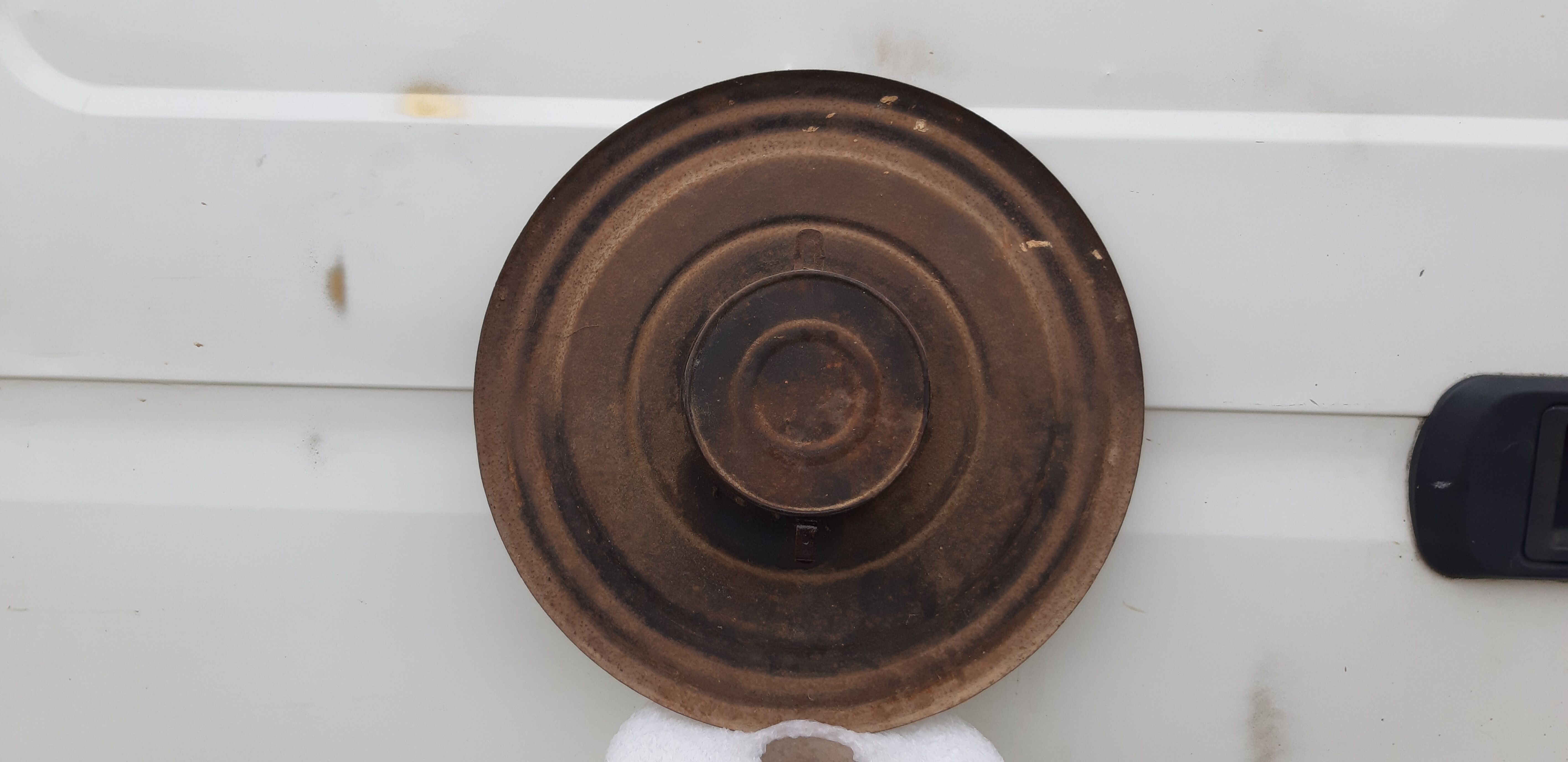 Industrial Wall Clock in Tole