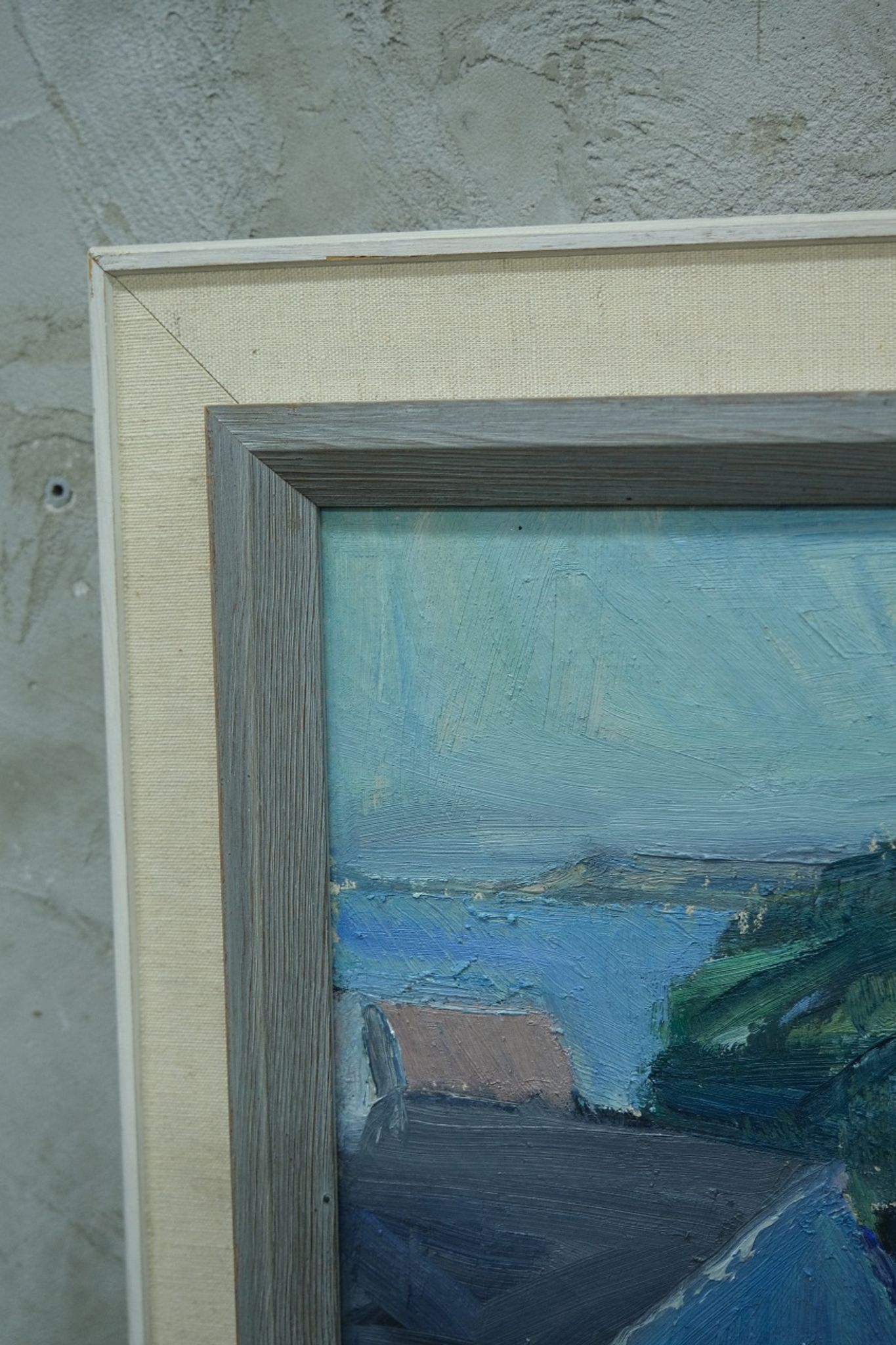 Carl Berndtsson, Swedish Modern Painting, 1960s, Oil on Canvas, Framed