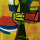 Original lithograph Estève Corne à licou 1968
