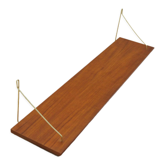 Teak shelf, Danish design, 1970s, production: Denmark