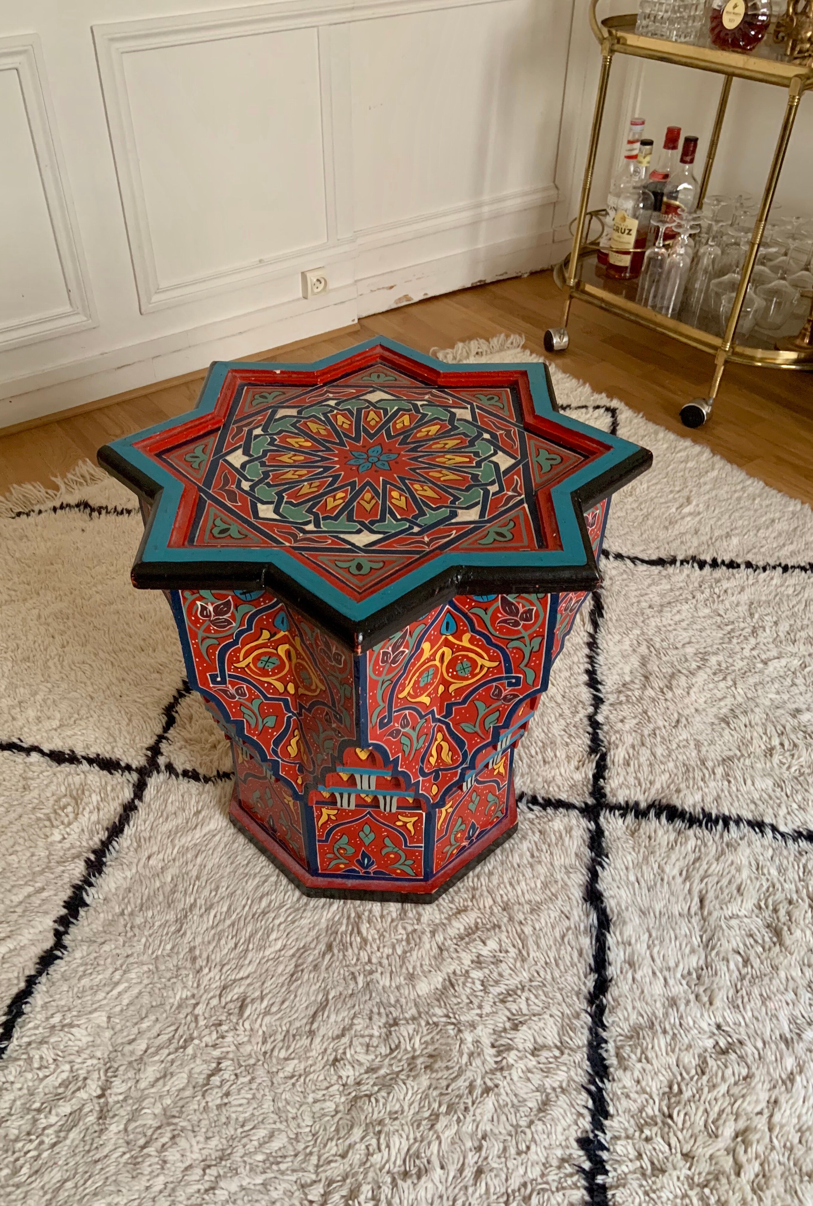 Moroccan side table