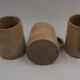Trio mugs grès vintage