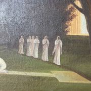 Oil on canvas The Sacred Grove