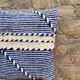 Handmade Berber wool Kilim cushion: Moroccan floor cushion