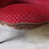 Armchair and footrest napoleon III