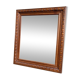 Moulded wooden mirror 52 x 45 cm