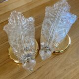 Paire d’appliques Murano