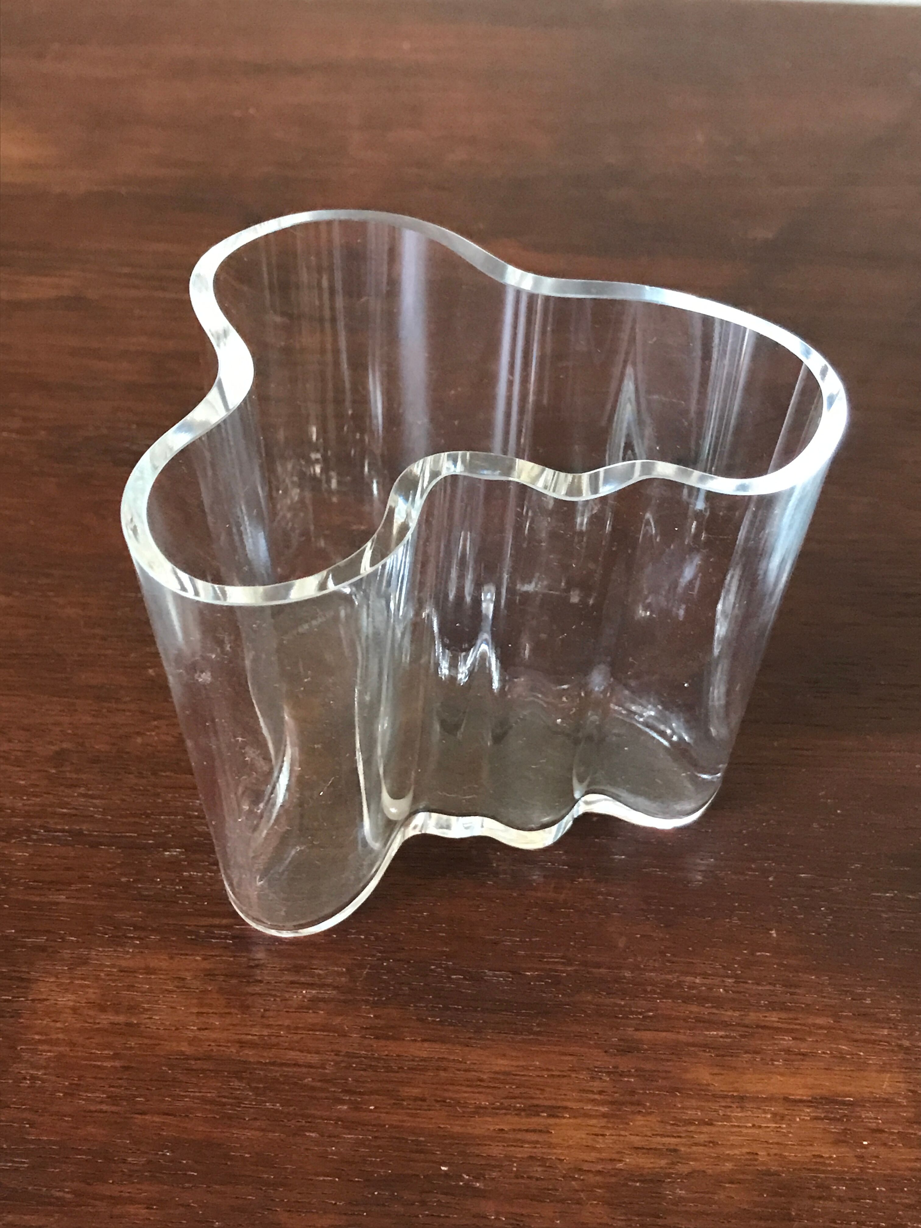 Vase Savoy d'Alvar Aalto, années 60