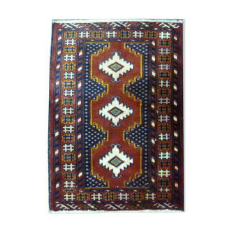 Handmade persian carpet n.86 turkemen 90x60cm
