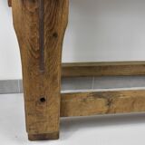 Former oak carpenter's workbench