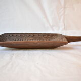 flat cut measure grain rice carved wood Egypt Africa Asia