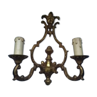 18th century style wall lamp in gilded bronze