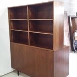 Old cabinet with drawers and showcase