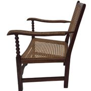 Art Deco easy chair minimalist oak wicker minimalist design