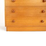 Chest of drawers six teak drawers