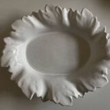 Plat Acanthe en faïence de Malicorne, 18e